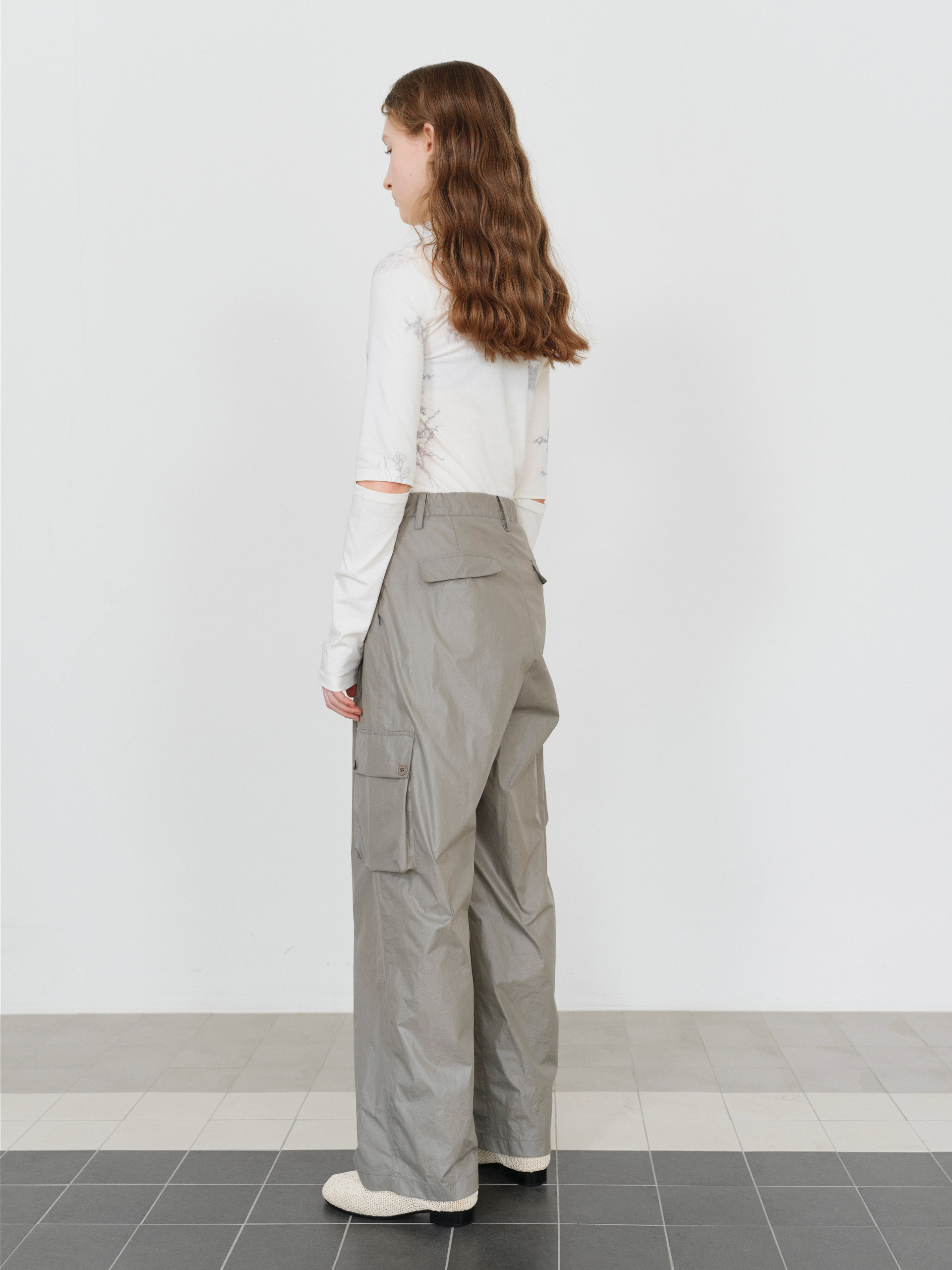 Pouch Cargo Pants (Sage Grey)