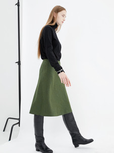 Wool a line skirts