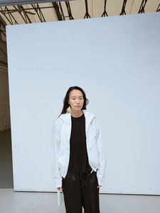 Nylon Windrunner Jacket (White)
