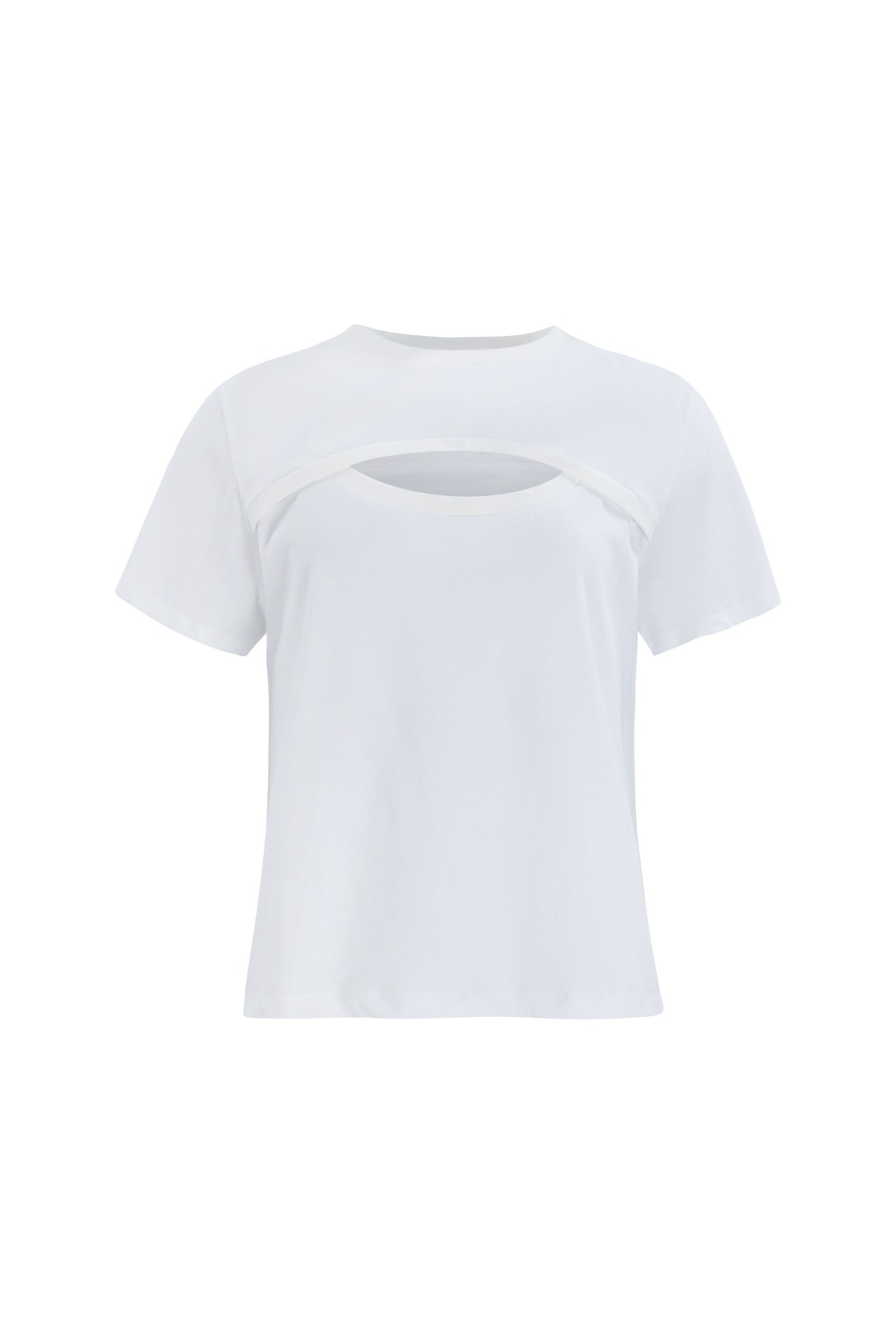 Lip point T-shirt (white)